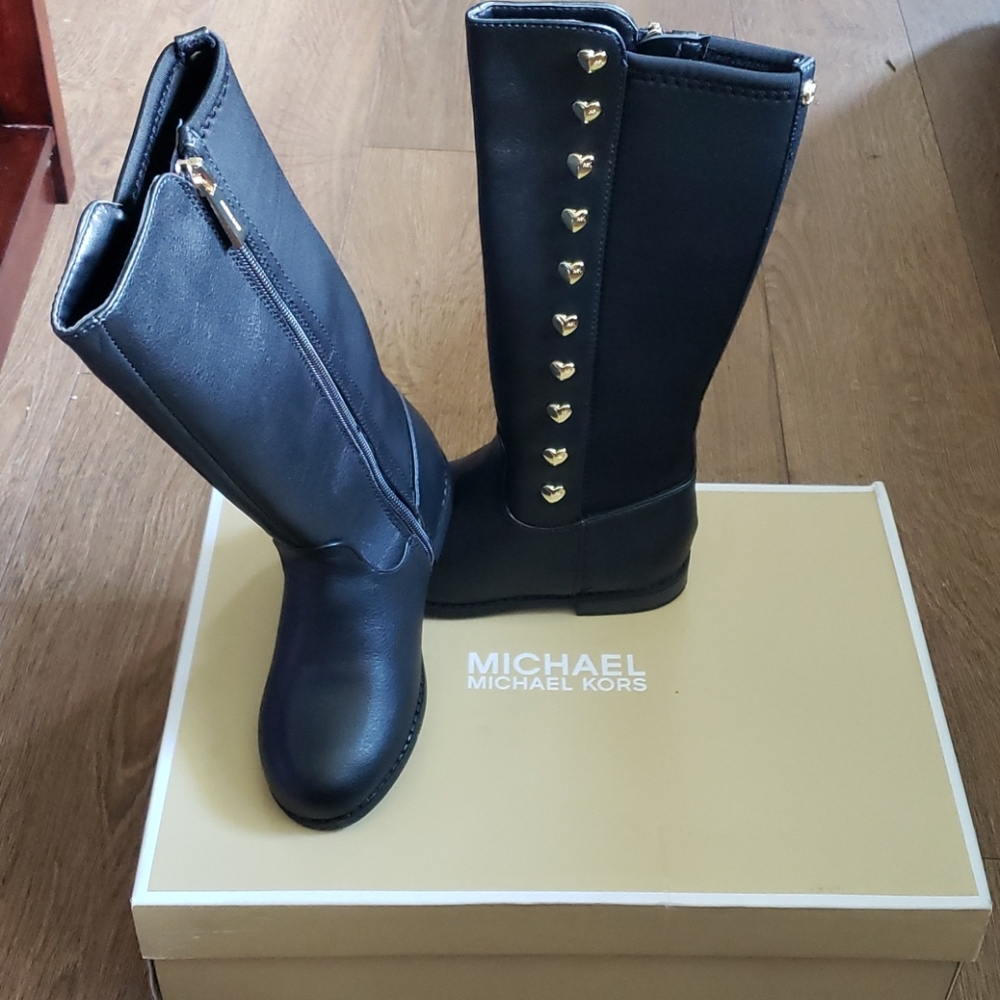 Michael Kors long boots size 12 black